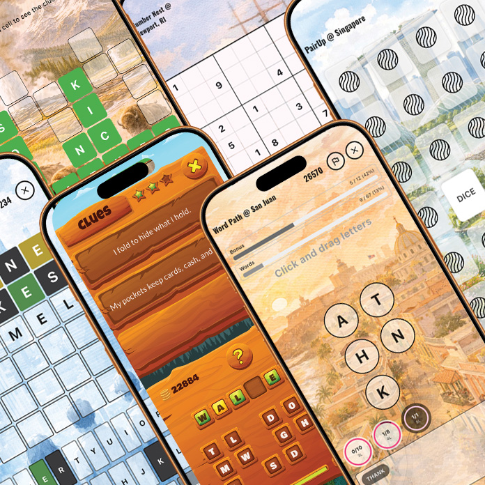 Trees For Others game studio — creating relaxing word puzzle and brain training apps